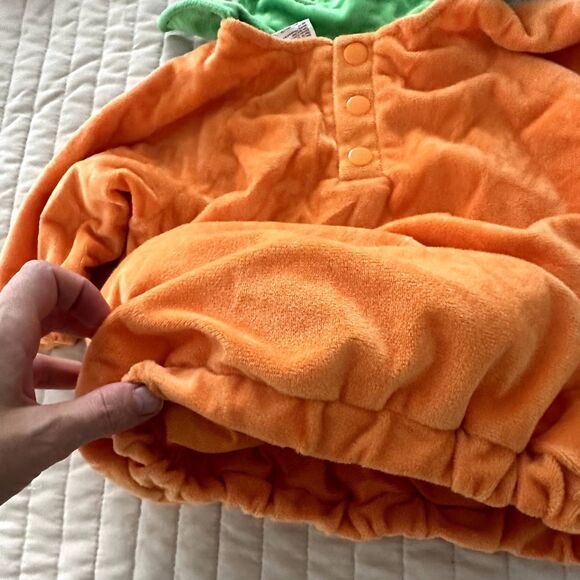 Baby Pumpkin Halloween One Piece Outfit Costume - Picture 3 of 5